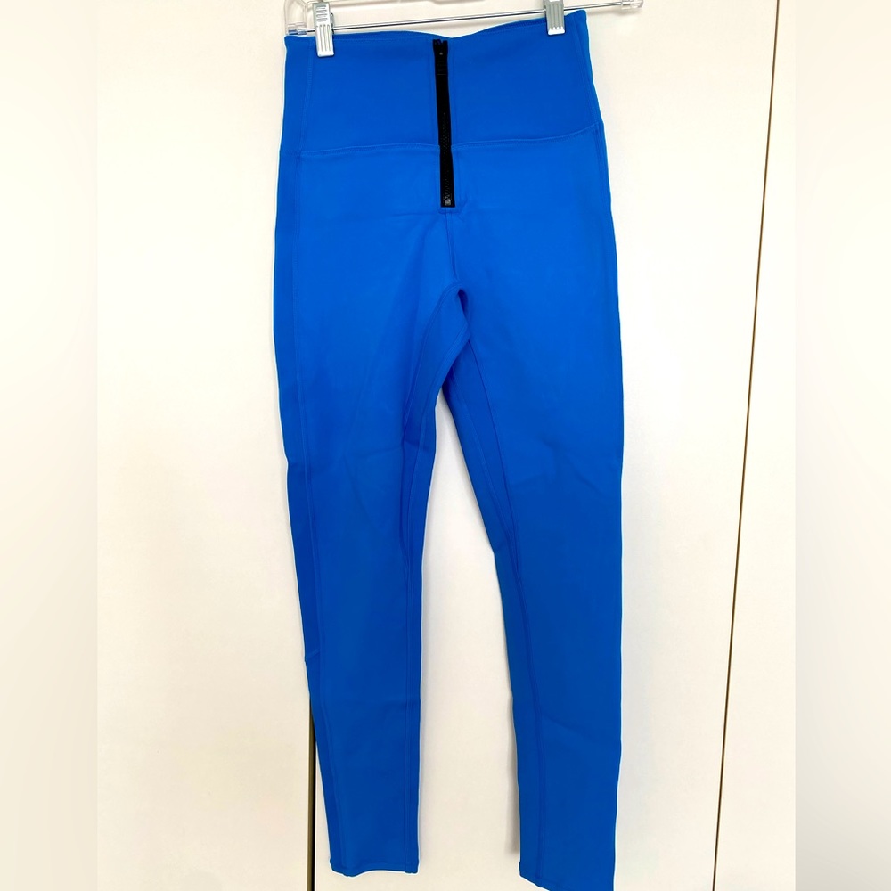 Solid & striped soleil zip front , high waisted leggings.